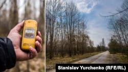 Дорога через «Рудий ліс» частково очищена від радіації (дезактивована). Однак вже на узбіччях рівні радіації починають зростати