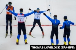 Збірна України на фініші