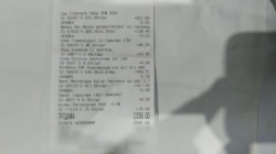 Цінник на продукти до великоднього кошику у донецькому супермаркеті