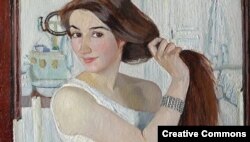 Зинаида Серебрякова. Автопортрет, 1909 (фрагмент)