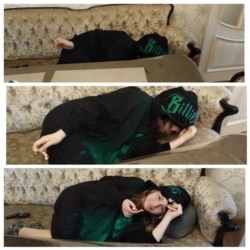 Семикласниця Яся навчається вдома онлайн. Дніпро, 7 квітня 2020 року