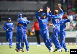 Афганська збірна грає в крикет