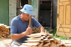 Ґонтар за роботою