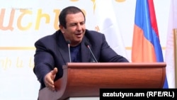 Gagik Tsarukian, chairman of Prosperous Armenia (file photo)