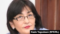 «Ар.Рух.Хақ» қоғамдық қорының жетекшісі Бақытжан Төреғожина. Алматы, 6 сәуір 2011 жыл.