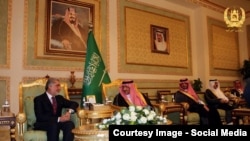 دیدار عبدالله با مقامات سعودی