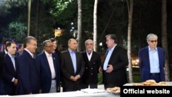 Участники саммита в Душанбе.