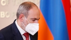 Armenia -- Prime Minister Nikol Pashinian at a news conference in Yerevan, July 1, 2020.