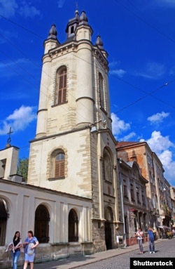 Вежа Вірменського собору у Львові, збудована у 1570-1571 роках