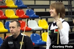 Зь легендай снукеру Маркам Уільямсам