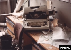 У будівлі Радіо Свобода в Мюнхені після терористичного акту в лютому 1981 року