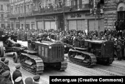 Парад Червоної армії у Львові. 29 жовтня 1939 року