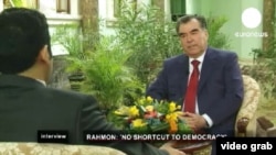 Мусоҳибаи Эмомалӣ Раҳмон бо Euronews