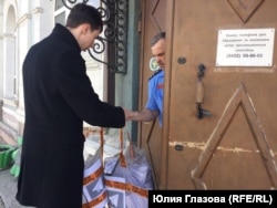 Акция тюменцев против блокировки мессенджера Telegram