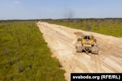 Будаўніцтва дарогі цераз Альманскія балоты, 2018 год