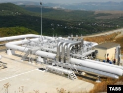 Пункт приема топлива на морском терминале Каспийского трубопроводного консорциума (КТК) в Новороссийске