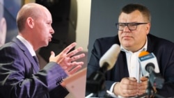 Валерій Цепкало і Віктор Бабарико (комбіноване фото)