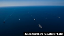 Маневр міжнародної тактичної групи під час навчань «Сі Бриз». 20 липня 2018 року