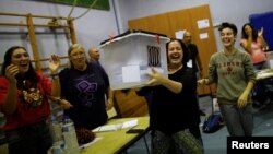 На дільниці у школі в Барселоні готуються рахувати голоси, 1 жовтня 2017 року