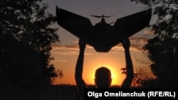 Аэроразведчик с ПБЛА на Донбассе