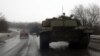 Танки бойовиків на околицях Донецька, 22 січня 2014 року