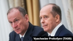 ՌԴ անվտանգության խորհրդի քարտուղար Նիկոլայ Պատրուշևը և դաշնային անվտանգության ծառայության տնօրեն Ալեքսանդր Բորտնիկովը, արխիվ, Մոսկվա: 