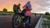 Desperate Migrants Take To Two Wheels