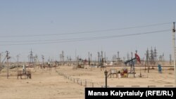 Gazagystanyň Mangystau oblastynda nebitiň alnyşy.