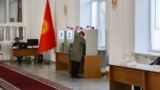 KYRGYZSTAN -- On November 17, 2024, The elections of deputies of city and village councils are being held in Kyrgyzstan. Election station in Bishkek