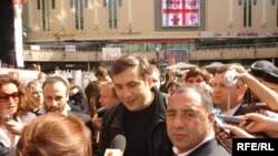 Михаил Саакашвили в Киеве: вчера фестиваль грузинских вин, сегодня - саммит ГУАМ