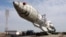 Ракета-носитель «Протон М» на космодроме Байконур.   