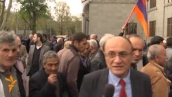 RFE/RL's Armenian Service Reports From Opposition Protest