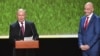 Президент FIFA Джанни Инфантино и президент России Владимир Путин. Москва, 14 июля 2018 года