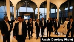 Иранская делегация на четвёртом раунде переговоров в мае