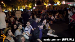 Акция протеста в Ереване, 27 мая 2015 г.
