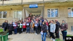 Протест на медиците от държавната психиатрична болница в Ловеч, 19 март 2025 г.