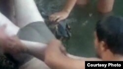 Ҷасади ҷавонмардро аз об берун мекашанд