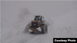 Дүйшөмбү-Кожент жолундагы кар көчкүнү тазалоо. 2021-жыл. 