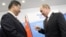 Analysts say Russian President Vladimir Putin (right) is hoping to ensure that his Chinese counterpart Xi Jinping remains a crucial ally. (file photo)