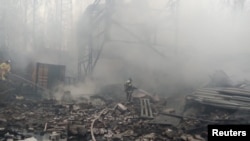 «Էլաստիկ» գործարանի վառոդի արտադրամասի պայթյունի հետևանքները, Ռյազանի շրջան, 22 հոկտեմբերի, 2021թ. 