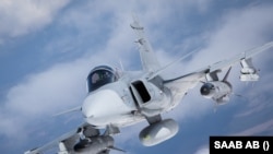  Saab JAS-39 Gripen швед учагы