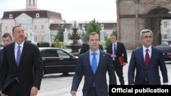 Հայաստանի, Ռուսաստանի եւ Ադրբեջանի նախագահների հանդիպումը Կազանում: 24-ը հունիսի, 2011թ.