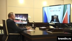 Рөстәм Миңнеханов, Владимир Путин 