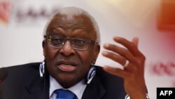 Ատլետիկայի ֆեդերացիաների ընկերակցության այժմ արդեն նախկին նախագահ Լամին Դիաք, արխիվ