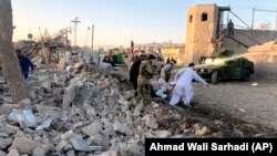 Աֆղանստան - Զաբուլի հիվանդանոցի մոտ «Թալիբան»-ի իրականացած պայթյունի հետևանքները, 19-ը սեպտեմբերի, 2019թ․