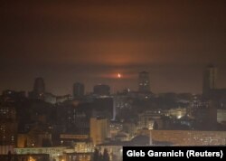 Киев под российской атакой. 22 октября 2025 года.