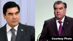 Президенты Туркменистана и Таджикистана.