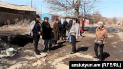 Гюмри, Антараванский район города сегодня после землетрясения, 8 марта 2025 г.
