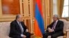 Armenian President Serzh Sarkisian (right) with Armen Sarkissian in Yerevan earlier this year. 