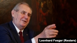 Чех президенти Милош Земан.